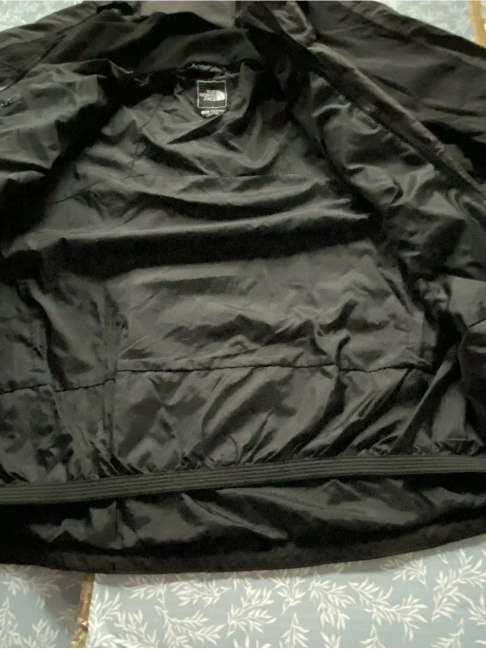 The North Face Men's Black Hooded Rain Jacket